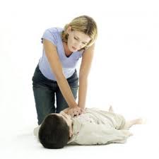 Person performing CPR