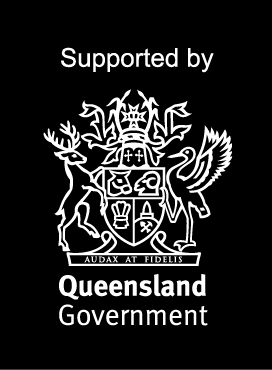 Supported by Queensland Government logo